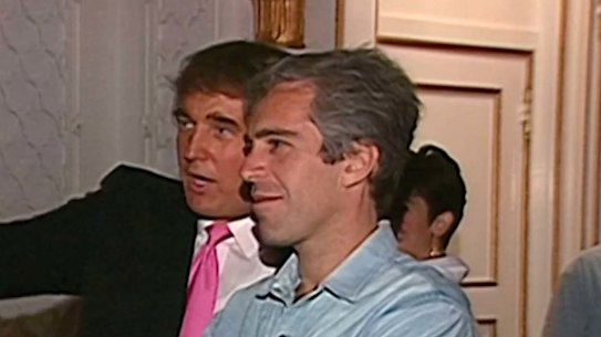 Trump and Epstein at Mar-a-Lago.