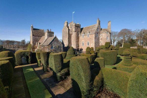 Earlshall Castle, a 16th century castle that legend has it is haunted, is up for sale.