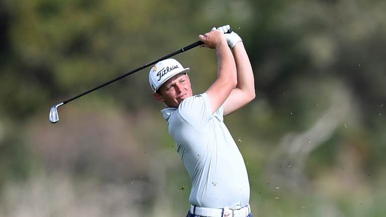 In the mix: Cameron Smith is adamant he can make a late charge during the final two rounds of the Australian Open.