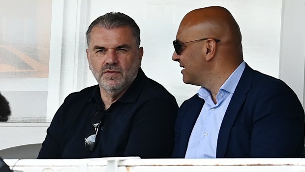 Ange Postecoglou looks on during day one of the World Test Championship Final between South Africa and Australia at Lord’s Cricket Ground.