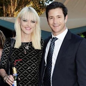 Bryant Stokes with his wife, Dominique.