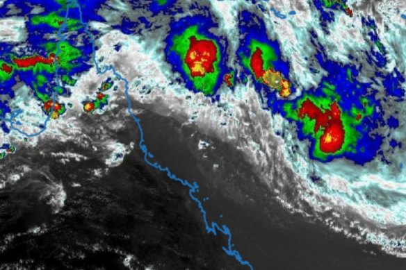 Tropical Cyclone Kirrily is expected to form on Tuesday and hit the Queensland coast as a category 3 system.