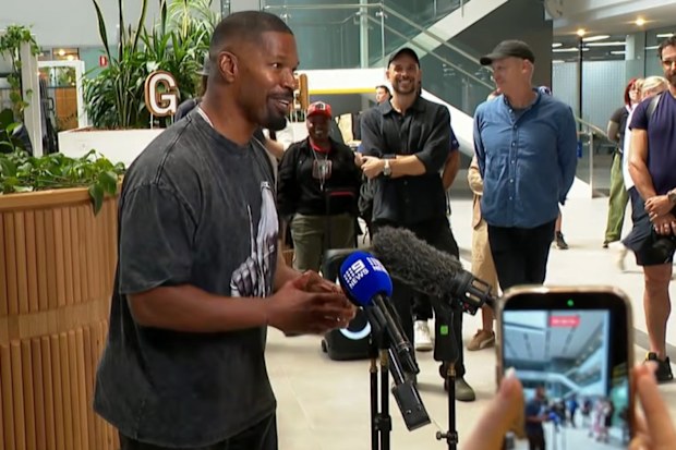 Hollywood star Jamie Foxx is currently in Australia, filming his new movie Deadlocked on the streets of Docklands and Port Melbourne.