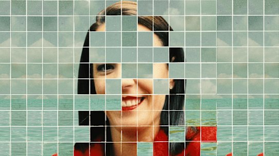 Melissa Caddick in new trademark red.