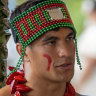 Joseph Suaalii during the saofa’i ceremony that formalised his new honour.
