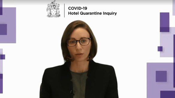 Rachaele May, the Jobs Department official who led the agency's response to quarantine.