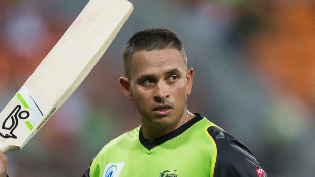 Usman Khawaja will return for the Thunder in Canberra.