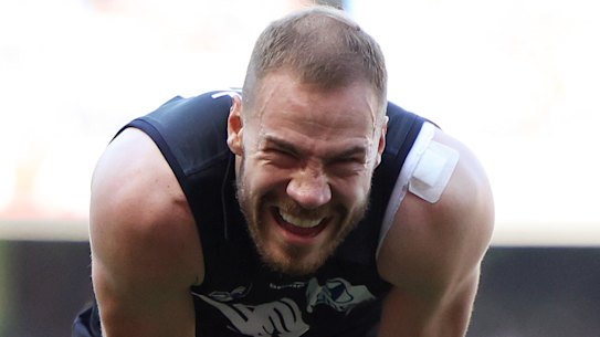 Harry McKay did not train with Carlton’s main group on Wednesday.