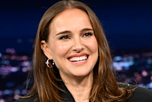 THE TONIGHT SHOW STARRING JIMMY FALLON -- Episode 2244 -- Pictured: Actress & film producer Natalie Portman during an interview on Wednesday, January 21, 2026 -- (Photo by: Todd Owyoung/NBC via Getty Images)