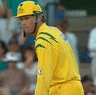 Curtly Ambrose v Dean Jones rolling gif