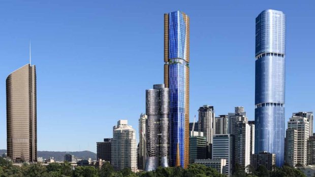 The 2016 development application, approved by Brisbane City Council, would see a skyscraper as tall as Skytower rise up over the city.