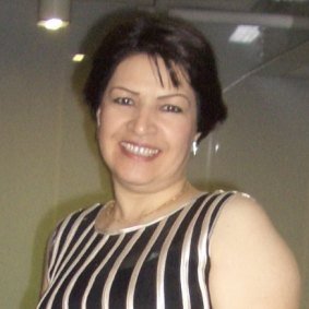 Atena Abrahimzadeh's mother, Zahra.  