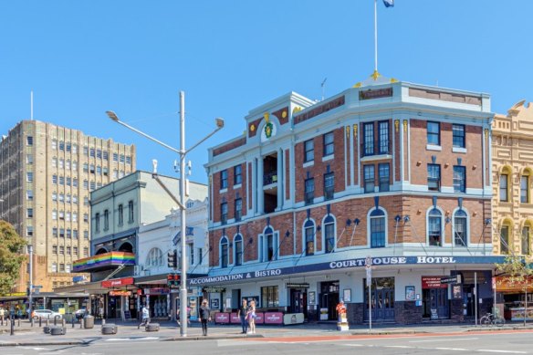 The two pub properties on Taylor Square were going to be amalgamated and developed into a hospitality mega-complex.