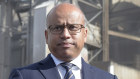 Sanjeev Gupta at one of InfraBuild’s Melbourne plants in 2017. The collapse of his main financier has sent the industrialist scrambling to pay down big debts.