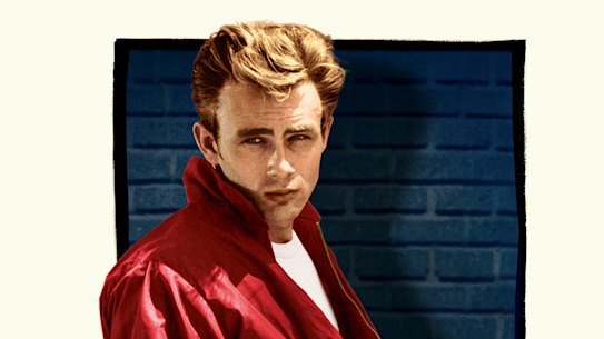 James Dean stars in Rebel Without a Cause. 