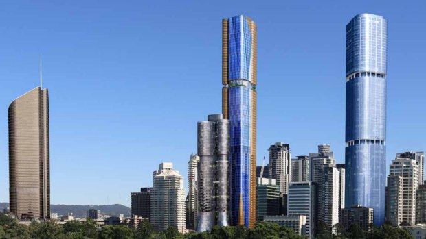 The 2016 development application, approved by Brisbane City Council, would see a skyscraper as tall as Skytower rise up over the city.