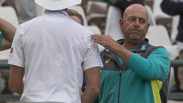 Bails are off: Australia Darren Lehmann might have seen the back of his Test coaching career.
