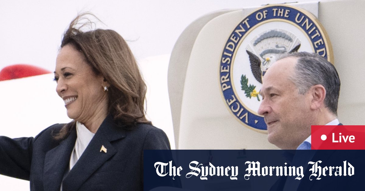 US election 2024 LIVE updates Kamala Harris endorsed by Nancy Pelosi