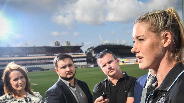 Carlton's Tayla Harris was correct when she said what happened to her online amounts to sexual assault.