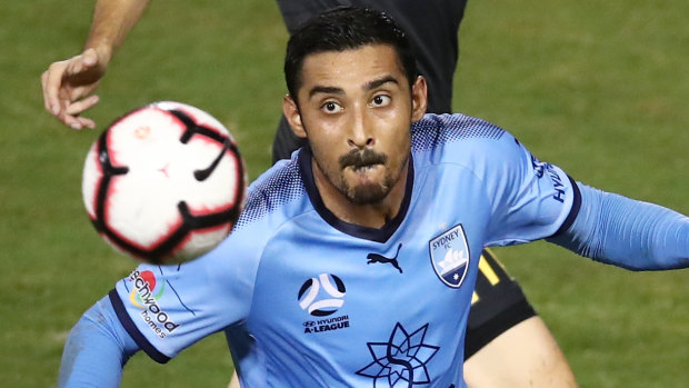 On the ball: Reza Ghoochannejhad says Sydney FC fans are yet to see the best from him.