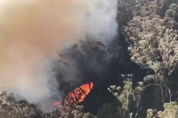 The fire in East Gippsland could burn for months.