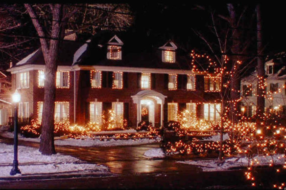 The Georgian residence in Chicago in the US played a key role in the 1990 film Home Alone.