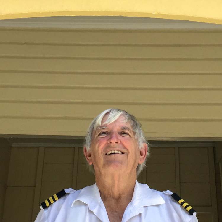 Brisbane Ferry Master Paddy Wills at Hawthorne Ferry Terminal, his home working base for many years.