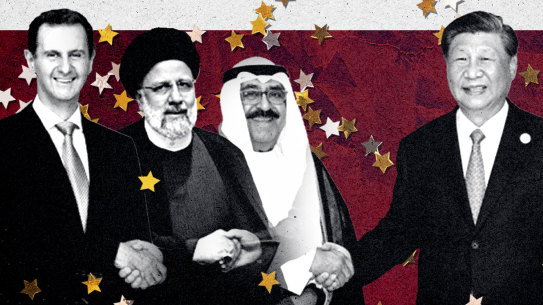 China’s President Xi Jinping has met with the leaders of Syria, Iran and Kuwait in Beijing this year. 