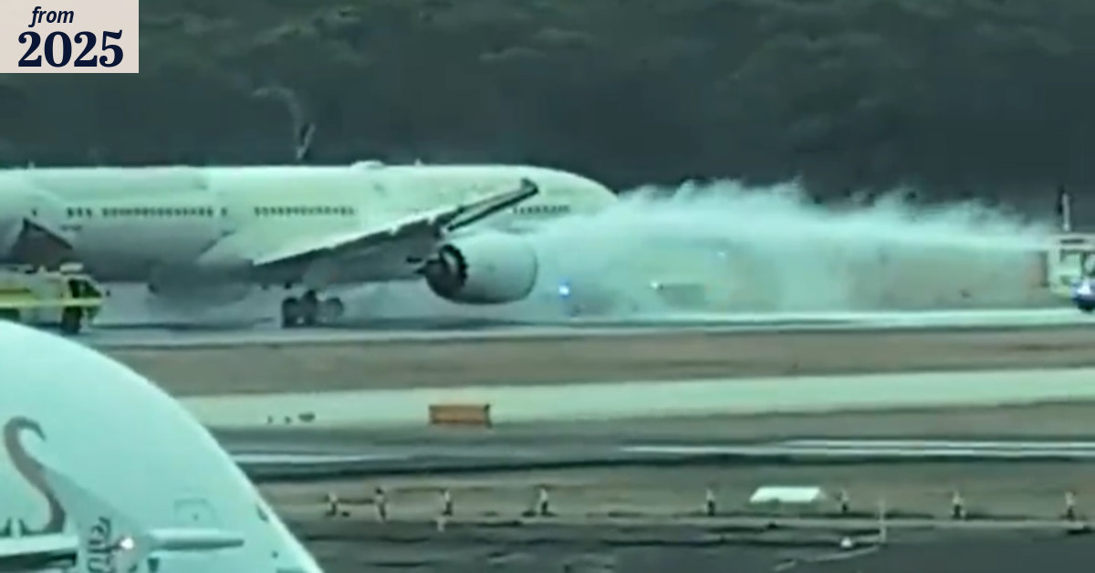 Melbourne Airport: Etihad Airways plane tyres burst after aborting take-off