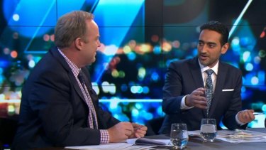 Pete Helliar and Waleed Aly discussed Robert De Niro on Tuesday night. 