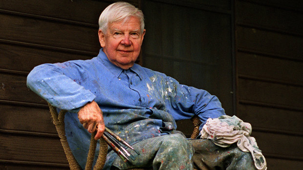 Arthur Boyd at Bundanon before his death in 1999.