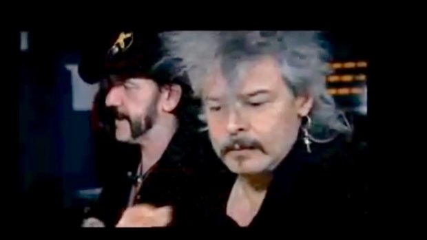 Motorhead's drummer Phil 'Philthy Animal' Taylor died in 2015 (aged 61). He's seen recording here with Lemmy Kilmister.