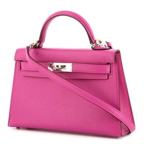 Terry Biviano is coveting a Hermès Kelly II mini bag in hot pink.