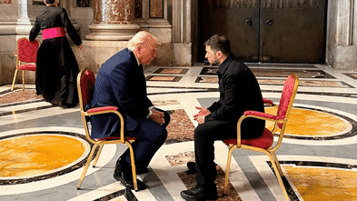 They came to bury a pope, but ended up negotiating to end a war