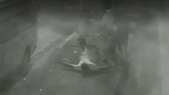 Dane Cordner, the man accused of punching NRL player Jacob Saifiti (pictured on the ground) claims he was provoked and acted in self defence.