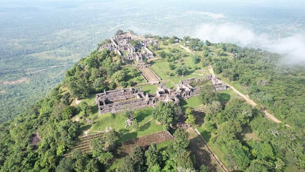 The Preah Vihear temple complex in northern Cambodia.