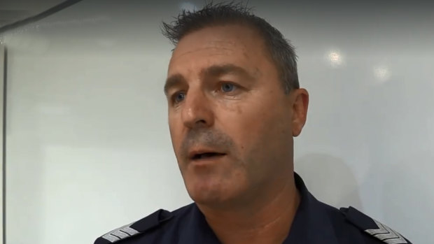 Sergeant John Hodder is urging everyone to be cautious around water. 