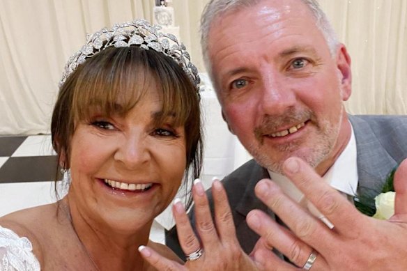 British couple Ron and Diane Hughes who were killed in the helicopter crash.