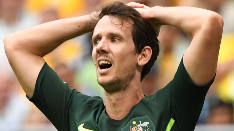 Scapegoat: Australia's Robbie Kruse is appreciated by his teammates. 