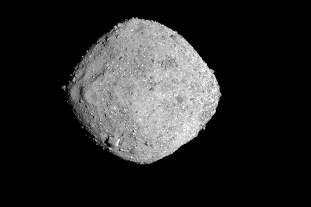 The asteroid Bennu was snapped by NASA’s robotic explorer Osiris-Rex in 2018.