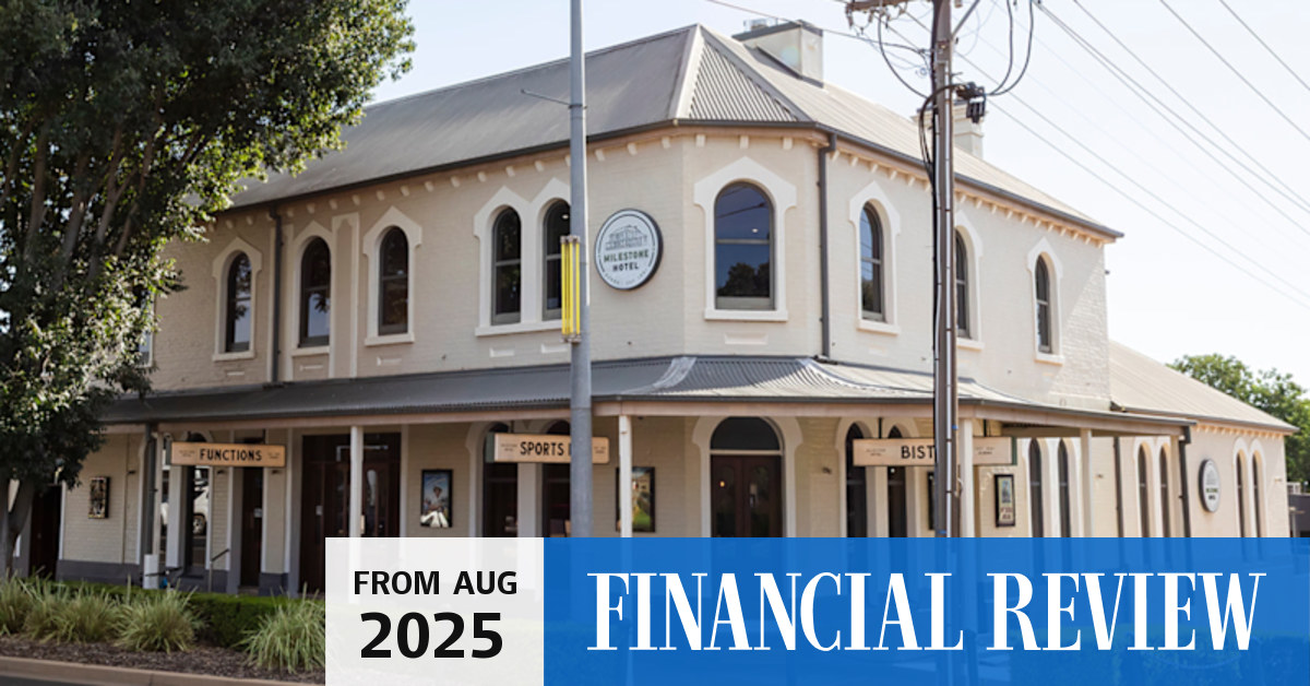 The Milestone Hotel in Dubbo and The Aussie Inn in Adelaide have been ...