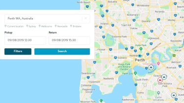 Eight Perth car owners have already signed up to rent out their vehicles. 