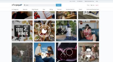 A host of boutique wine sellers offer Afterpay, according to Afterpay's website.