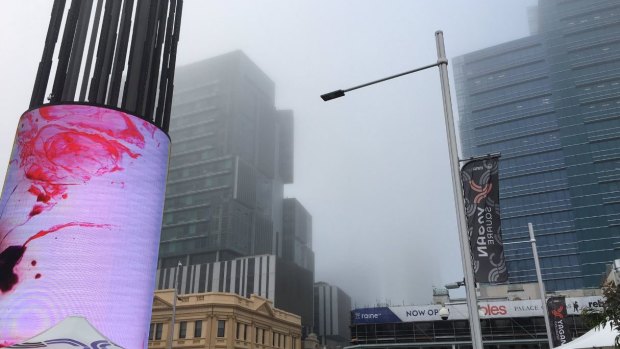 Fog is blanketing the Perth metro area.