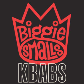Shane Delia's Biggie Smalls Kbabs logo, designed in 2014.