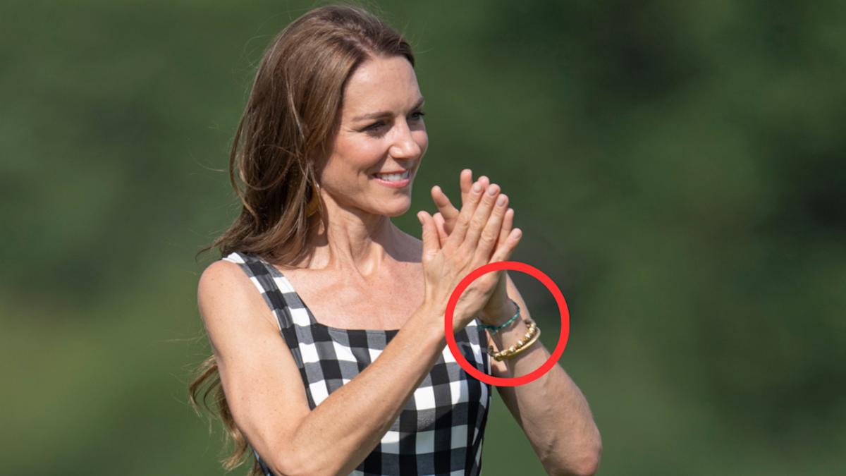 Sweet gift from Charlotte that you missed on Kate’s wrist