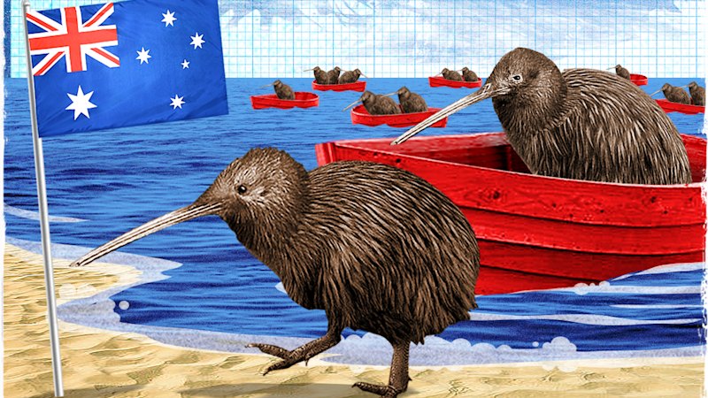 Avstralija premaguje Novo Zelandijo v 'igri, ki resnično šteje', saj se mnogi Novozelandci odločajo za življenje v Avstraliji