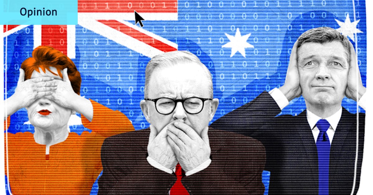 The Coalition is betting that people mistrust Albanese more than big tech