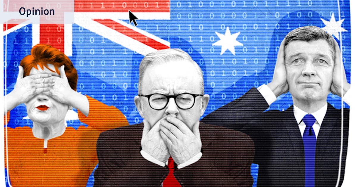 The Coalition is betting that people mistrust Albanese more than big tech