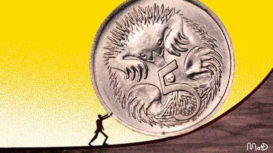 In 2022-23, the Mint made more than 110 million Australian coins. In 2023-24, it made about 47 million.